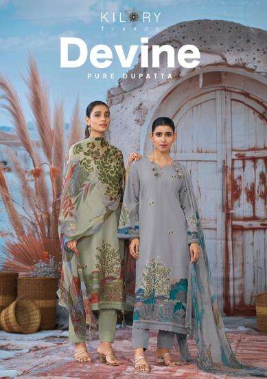 Kilory trends devine series 1591-1594 cotton linen wholesale suit