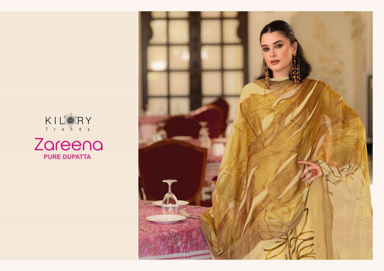Kilory trends zareena series 1511-1514 cotton linen wholesale suit