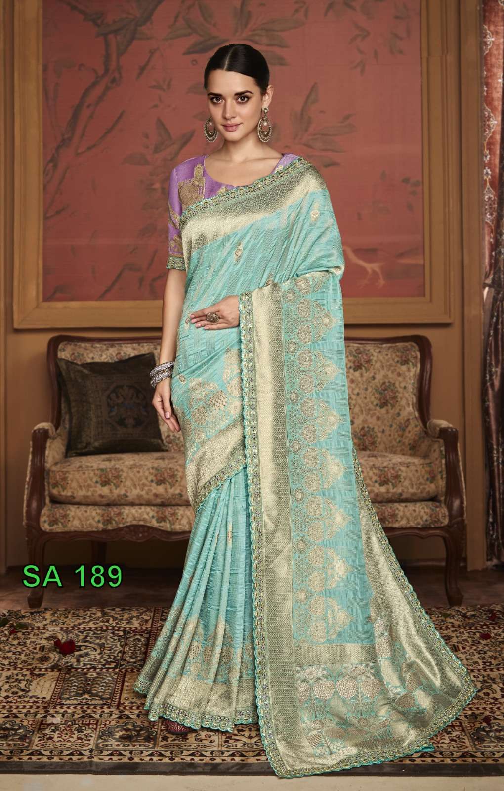 KIMORA MAHARANI Pure Soft Dola Silk wholesale saree