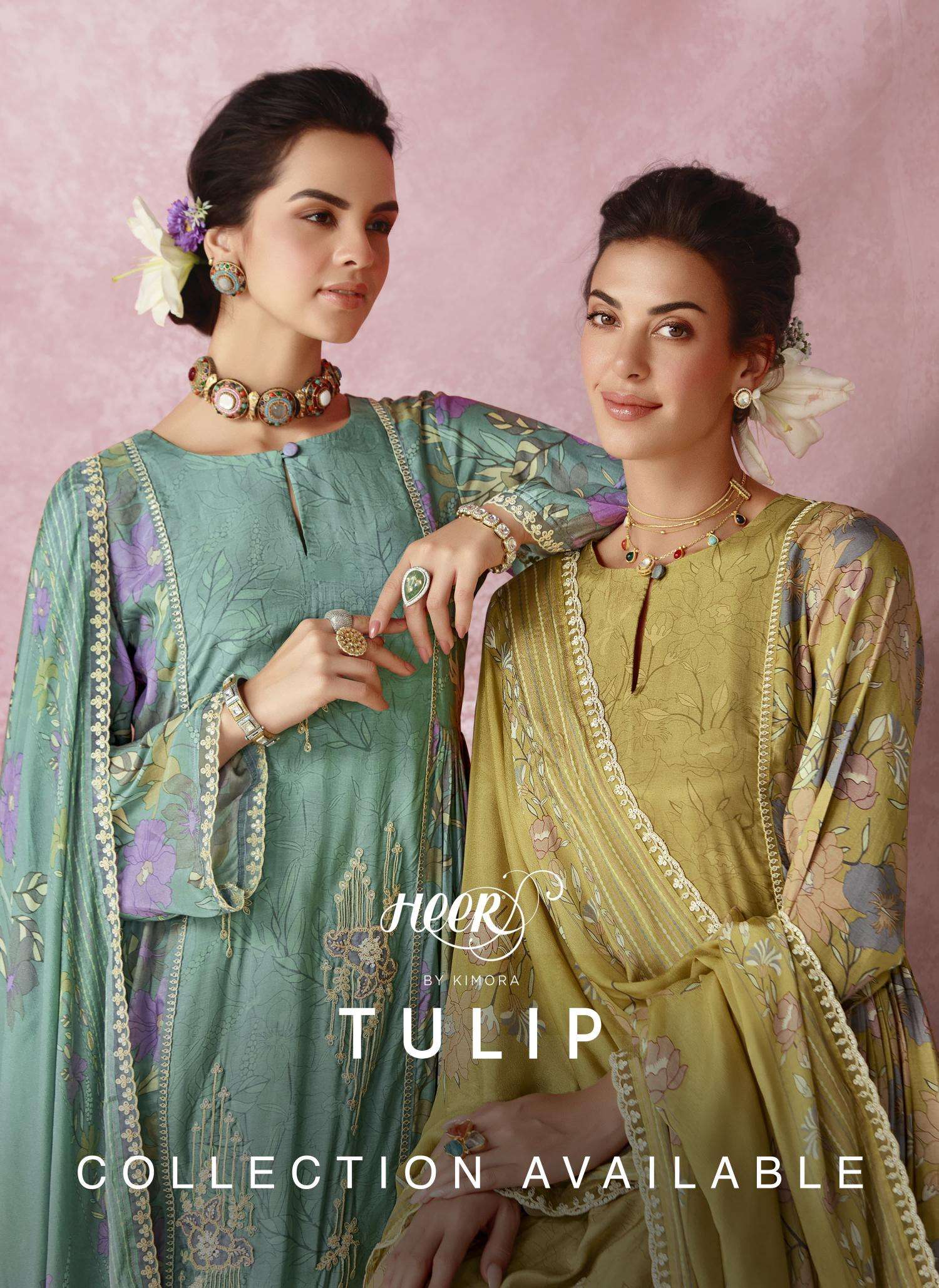 Kimora tulip series 9621-9626 muslin wholesale suit