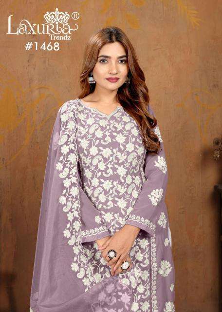 Laxuria trendz 1418 faux georgette wholesale suit
