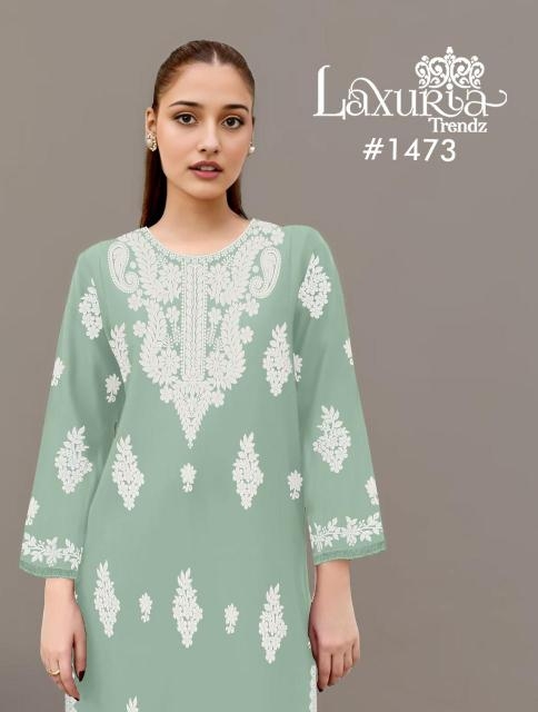 laxuria trendz 1473 faux georgette wholesale suit