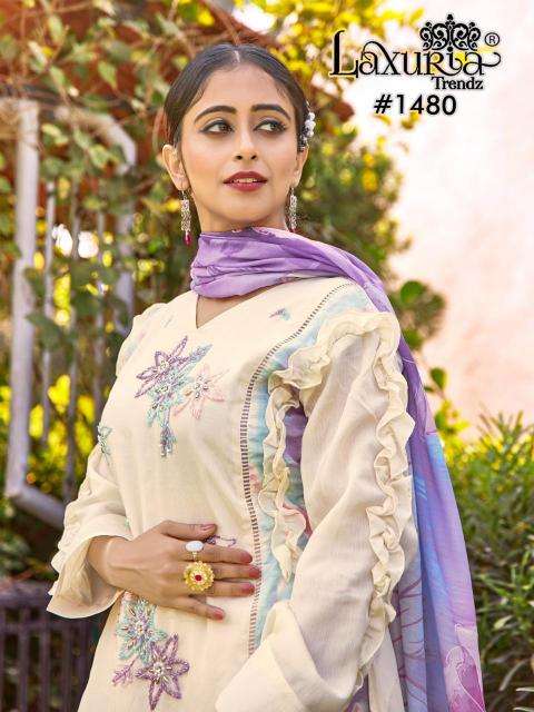 Laxuria trendz 1480 chinon wholesale readymade suit