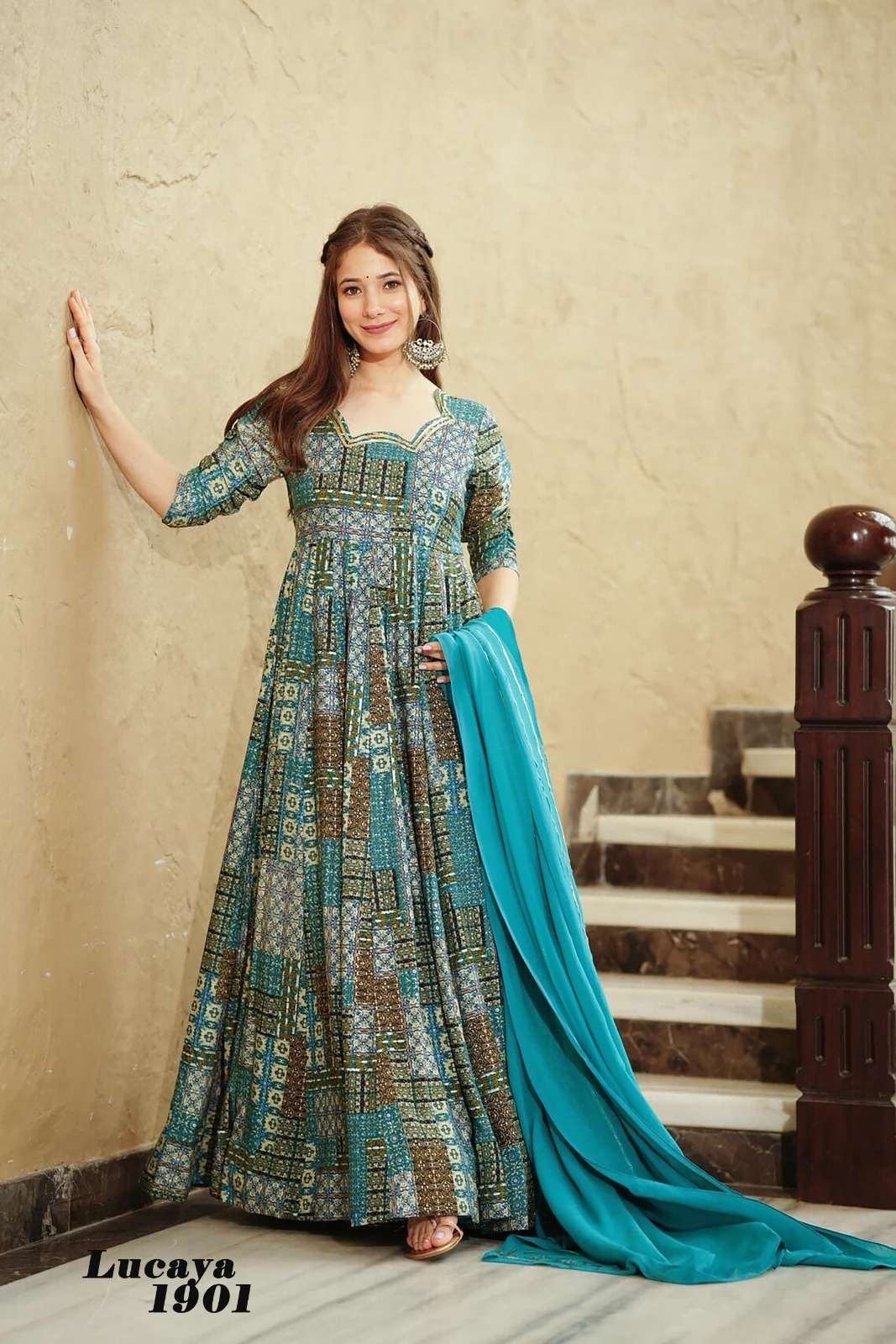 LUCAYA VOL-19 Heavy Rayon wholesaLE SUIT 