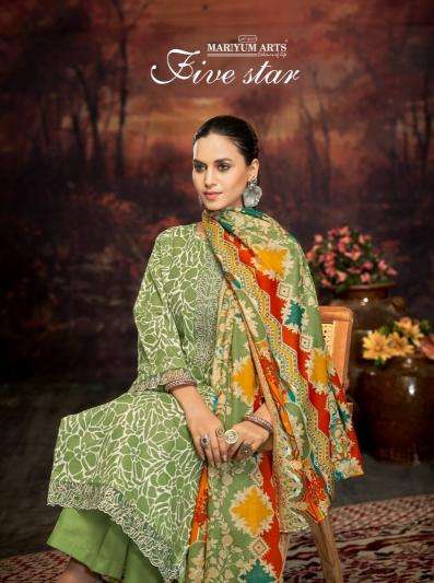 mariyum arts five star series 56001-56006 Soft cotton wholesale suit 