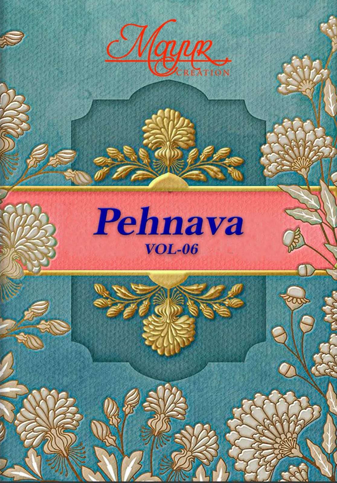 Mayur Pehnava Vol-6 series 6001-6010 cotton wholesale suit 