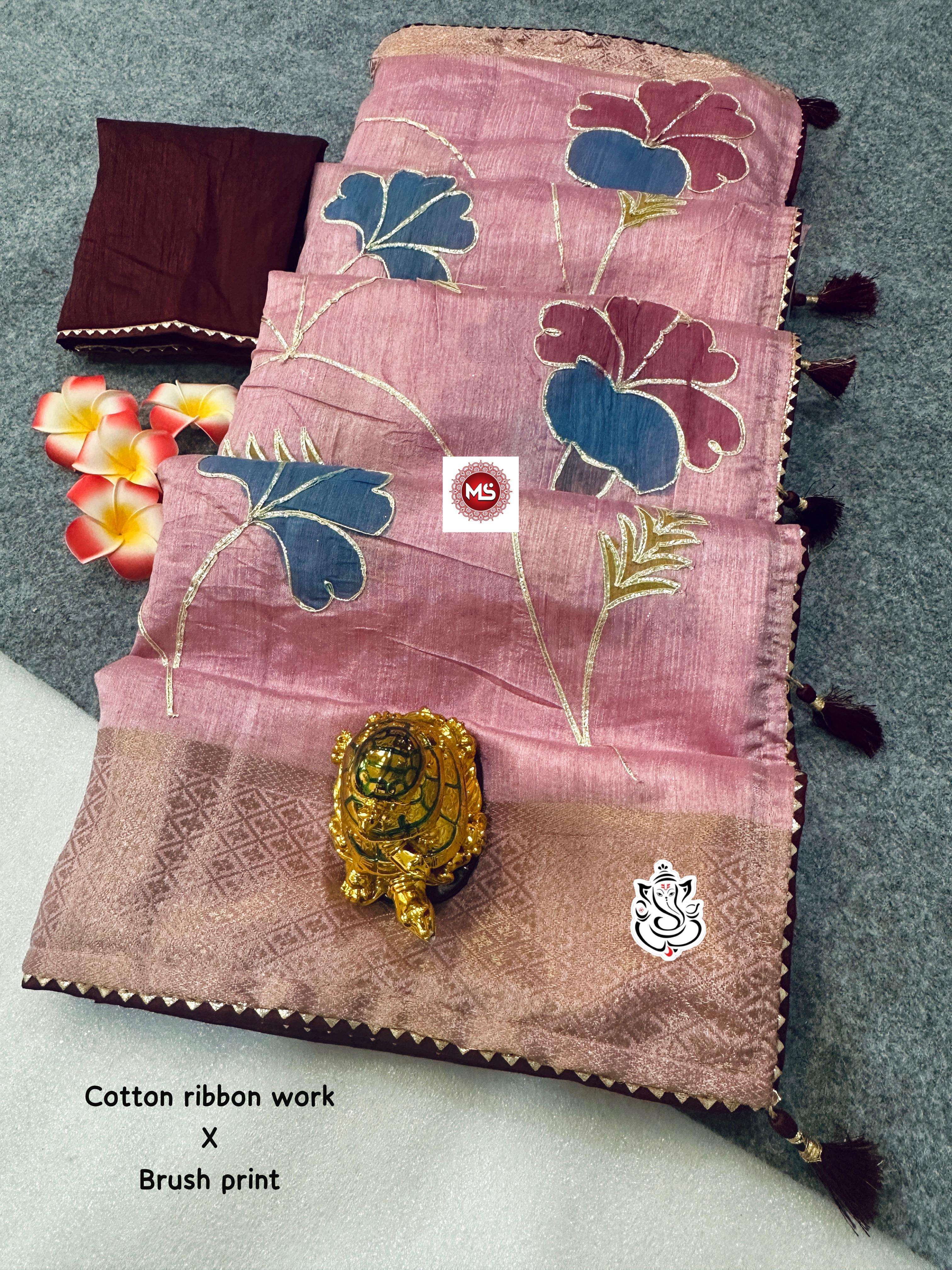 Ms brand special cotton collection Cotton Silk Best quality wholesale saree