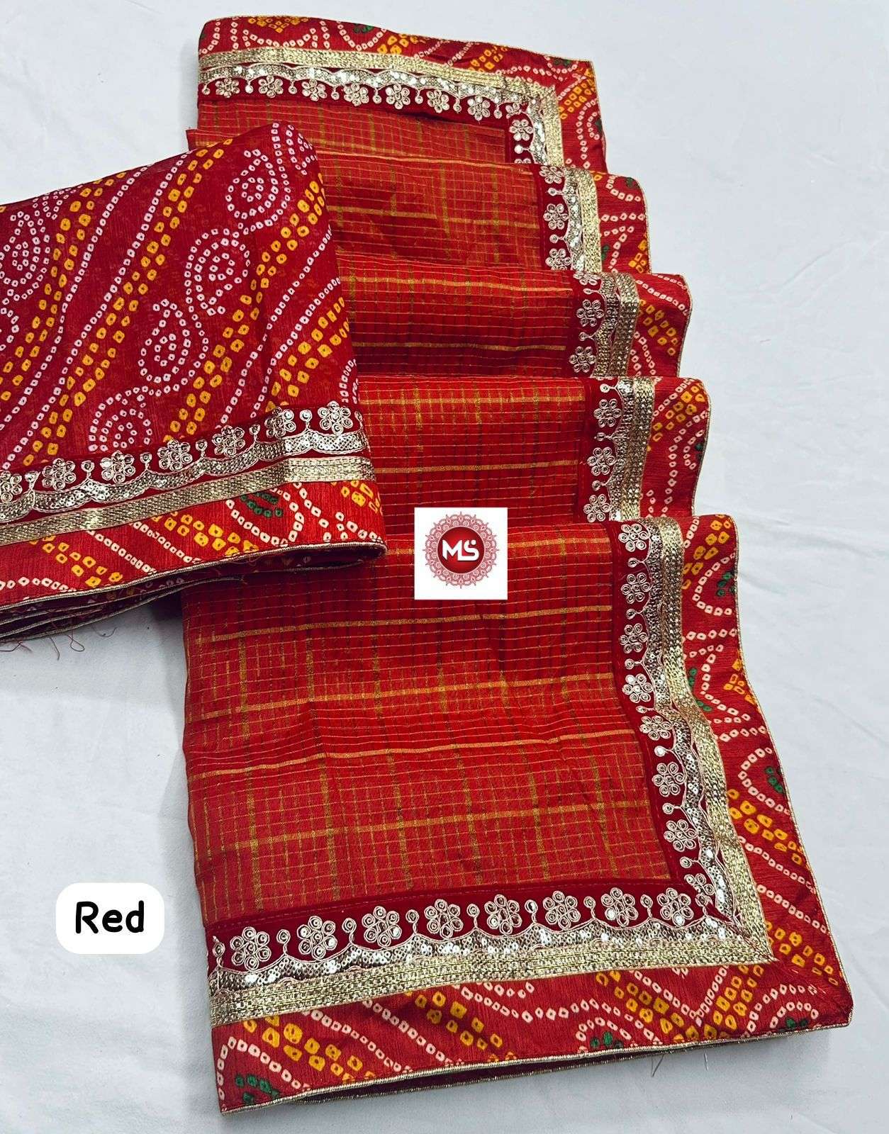 Ms brand special mandal Cotton Silk wholesale saree