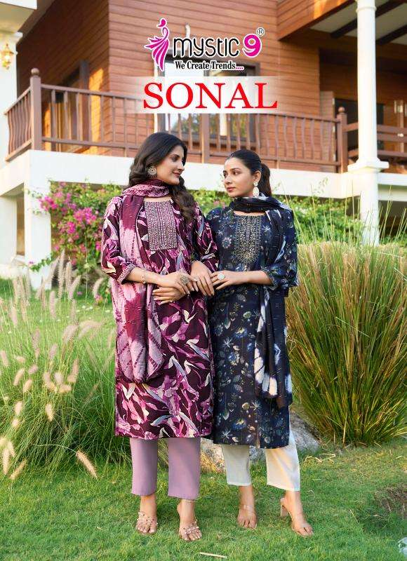 mystic 9 sonal vol 2 series 2001 to 2008 roman readymade salwar kameez in wholesale