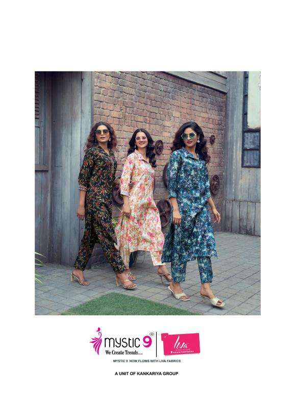 mystic9 siya vol 1 series 1001-1010 roman silk wholesale kurti 