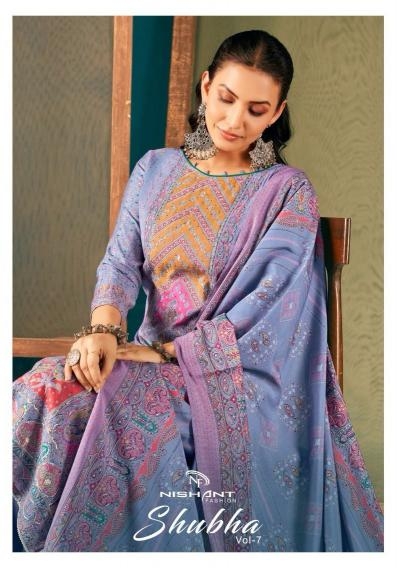 nishant fashion subha vol 7 series 104001-104008 modal silk wholesale suit 
