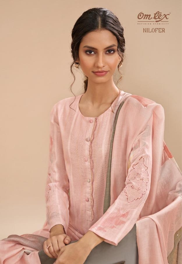 omtex nilofer series 7561 linen wholesale suit 