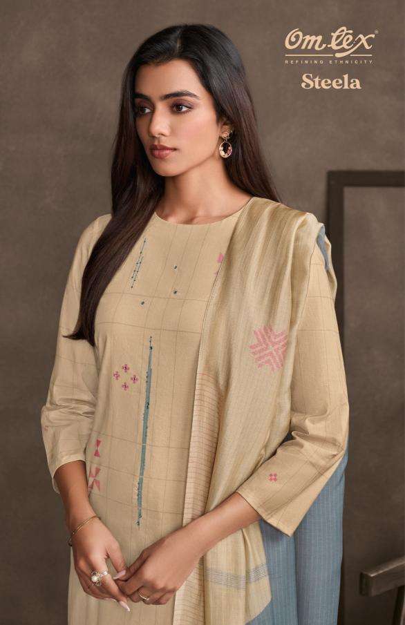 omtex steela series 7401 lawn cotton wholesale suit 