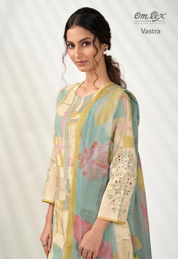 omtex vastra series 7501 lawn cotton wholesale suit 