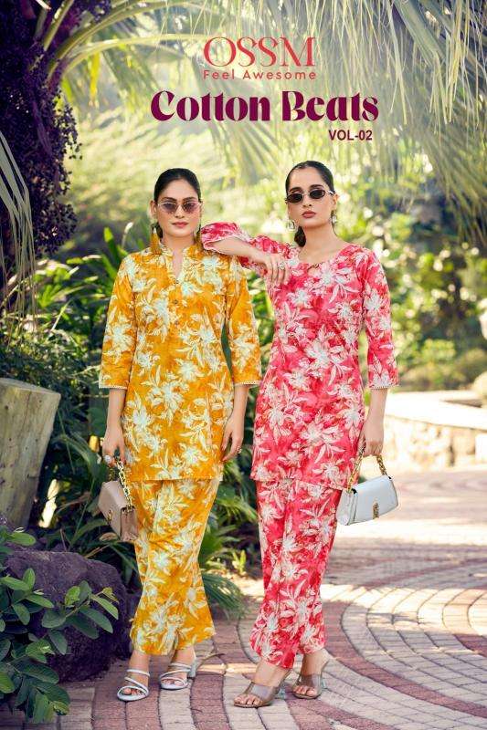 ossm cotton beats vol 2 series 1001-1006 cotton wholesale co-ord sets