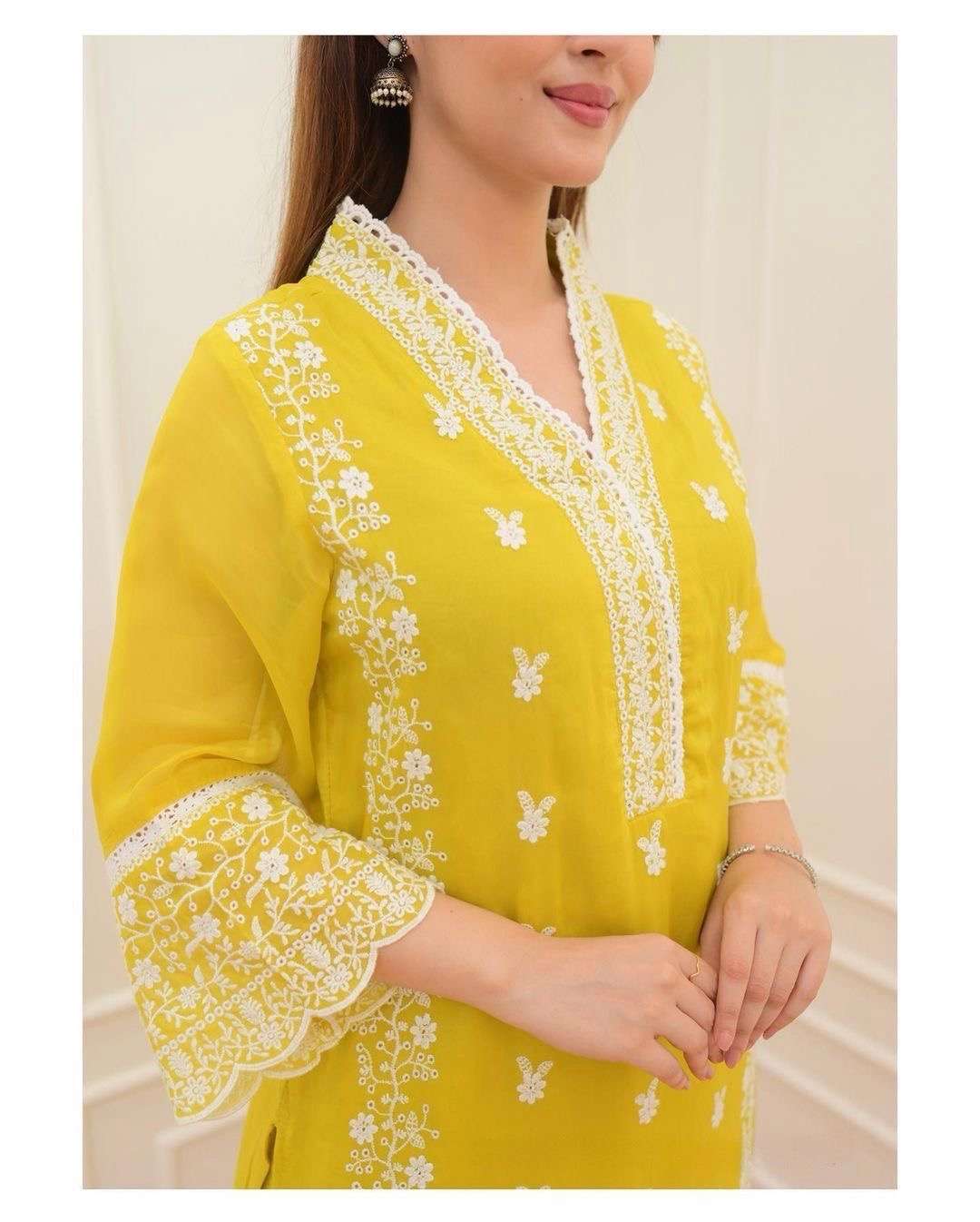 Pakistani suit designer pure organza wholesale suit 