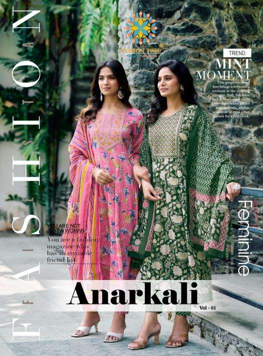 passion tree anarkali vol 1 series 1001-1008 COTTON wholesale suit 