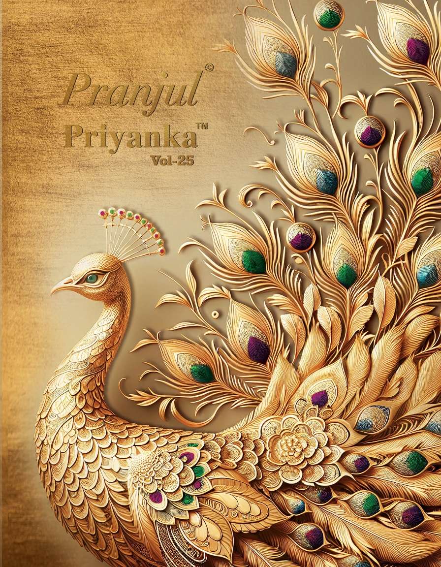 Pranjul Priyanka Vol-25 series 2501-2536 cotton wholesale suit