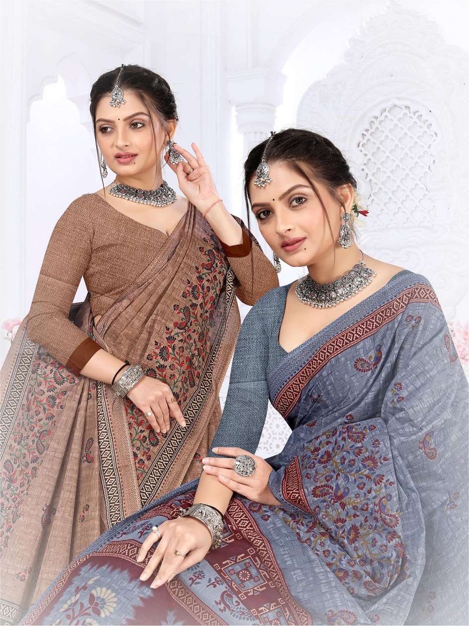 Premier sarasvati vol -1 series 1001-1020 cotton wholesale saree