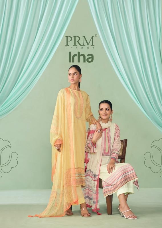 Prm Trendz Irha Series 12107-12112 Cotton Lilen Wholesale Suits