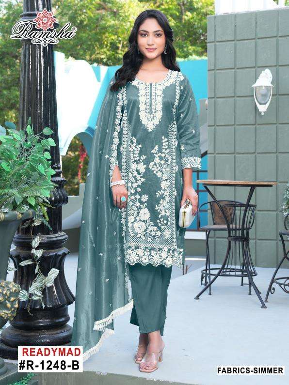 Ramsha R-1248 nx simmer wholesale readymade suit