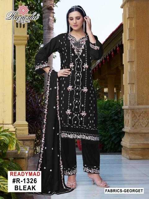 ramsha r 1326 nx georgette wholesale readymade suit 