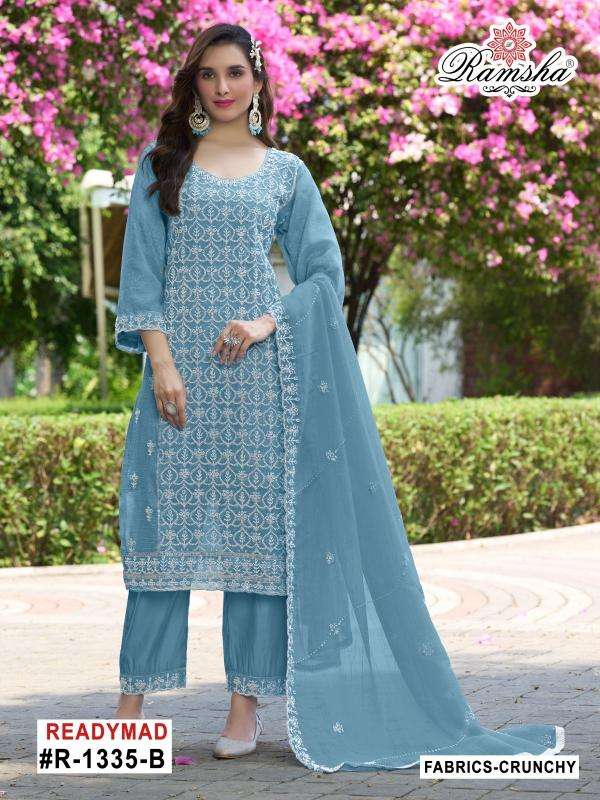 ramsha r 1335 nx crunchy wholesale readymade suit 