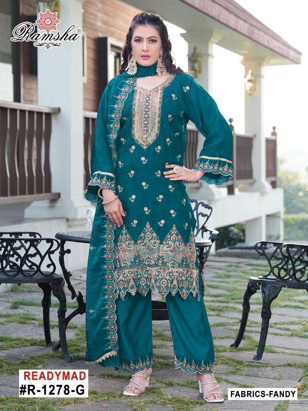 ramsha r 1336 nx CRUNCHY readymade wholesale suit 