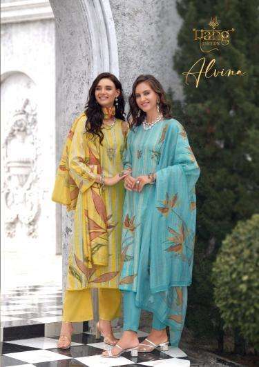Rang alvina series 1001-1004 viscose linen wholesale suit