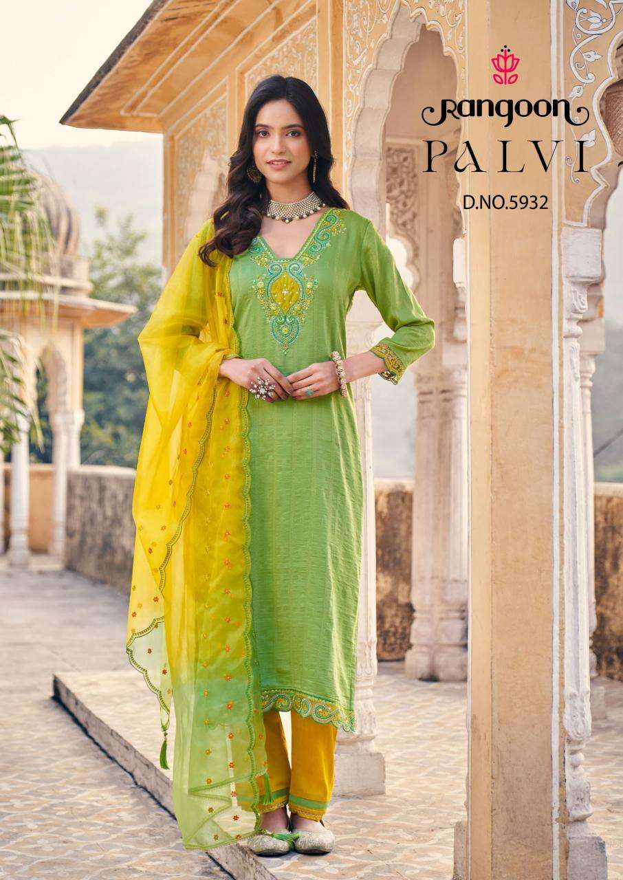 Rangoon palvi series 5931-5936 viscose wholesale suit