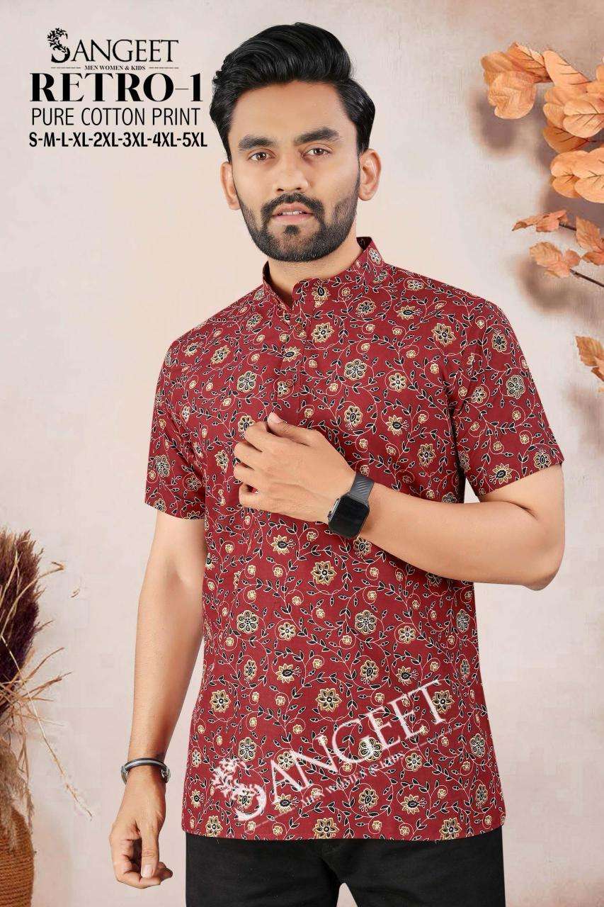Retro vol 1 series 101-104 cotton wholesale shirt