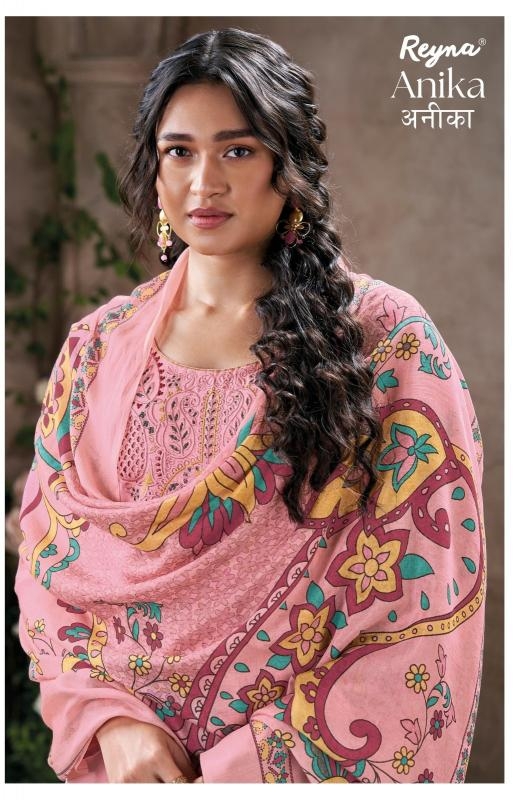 reyna anika series 10165-10168 cotton silk wholesale suit