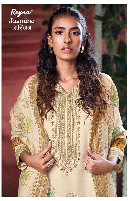 reyna jasmine series 10311-10315 cotton hand printed wholesale suit 