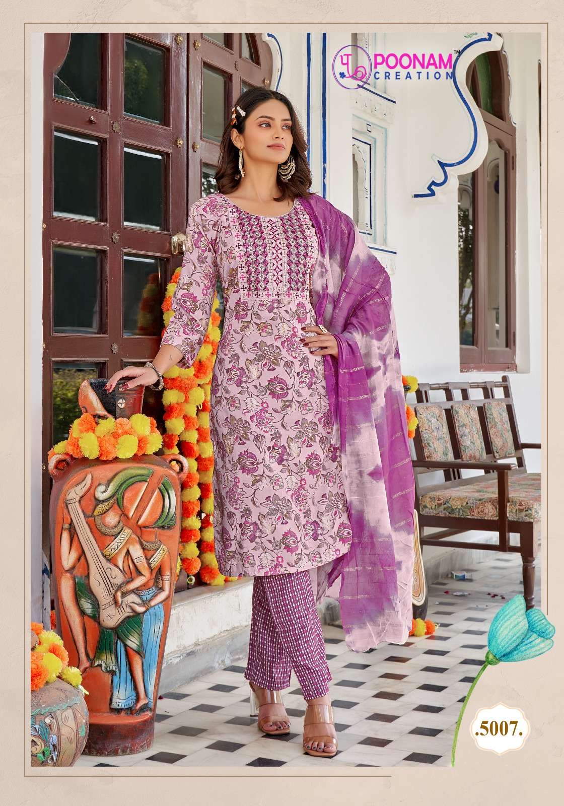 Rina designer heavy capsule foil print wholesale suit