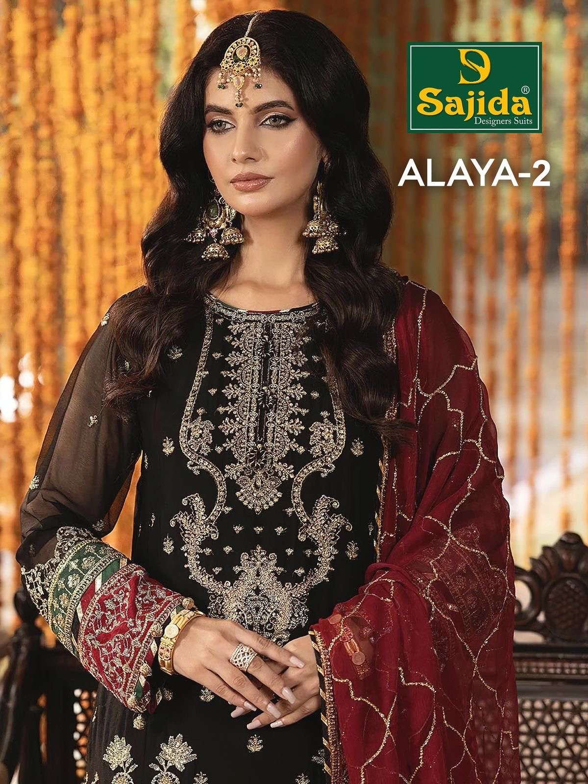 Sajida alaya vol 2 georgette wholesale suit
