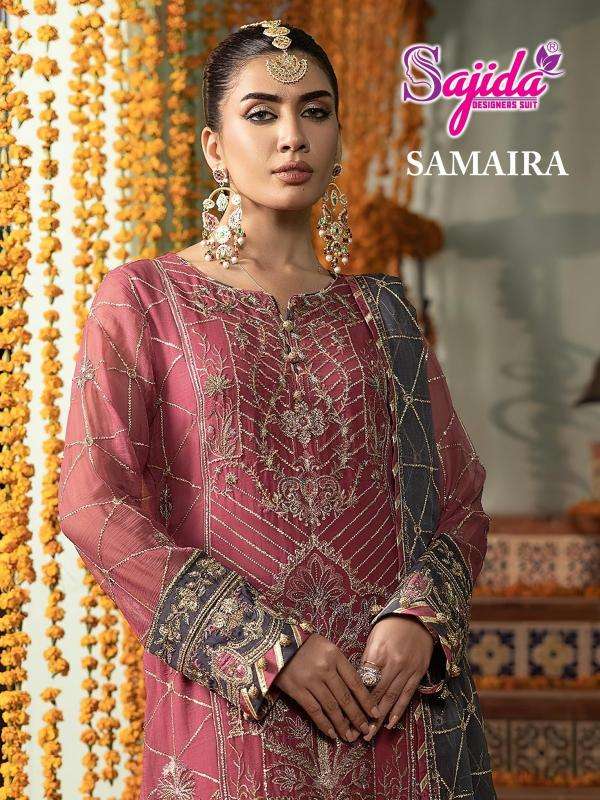 sajida samaira vol 1 series 1024-1026 GEORGETTE wholesale suit 