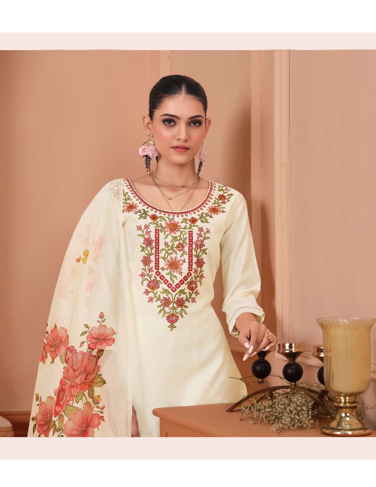 Samoli designer jharkhan work wholesale suit