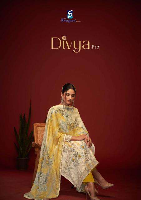 sargam divya pro series 2601 viscose muslin wholesale suit 
