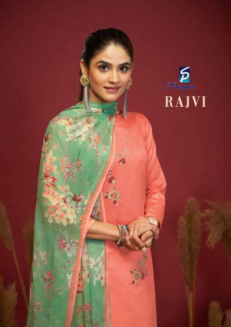 Sargam rajvi series 2647 jam dyed wholesale suit
