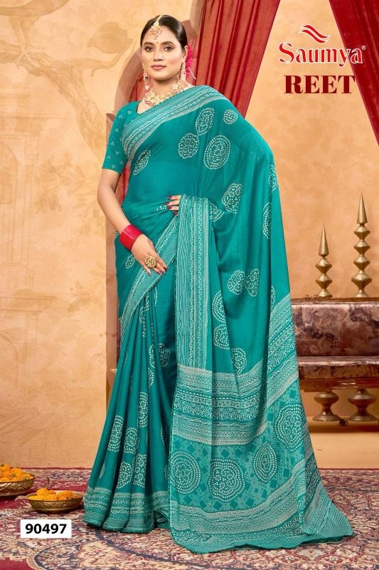 saumya reet series 90495- 904500  sparkle GEORGETTE wholesale saree