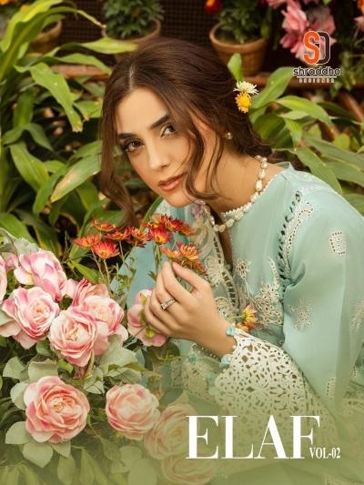 shraddha designer elaf vol 2 series 2001-2004 cotton wholesale suit 