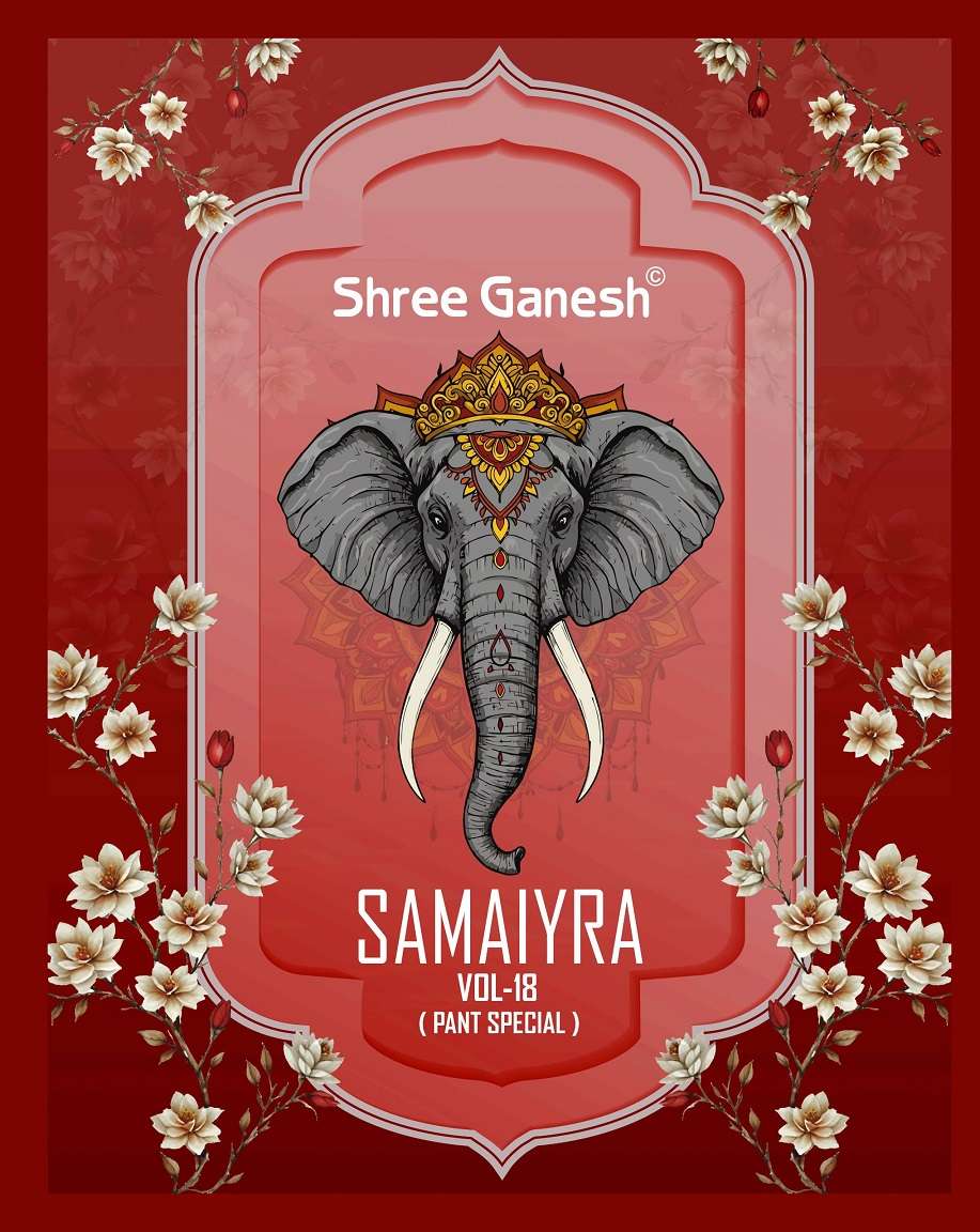 Shree Ganesh Samaiyra Vol-18 series 2801-2818 Heavy Cotton wholesale suit 