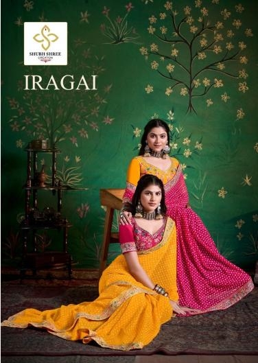 shubh shree iragai series 1001-1008 GEORGETTE wholesale saree