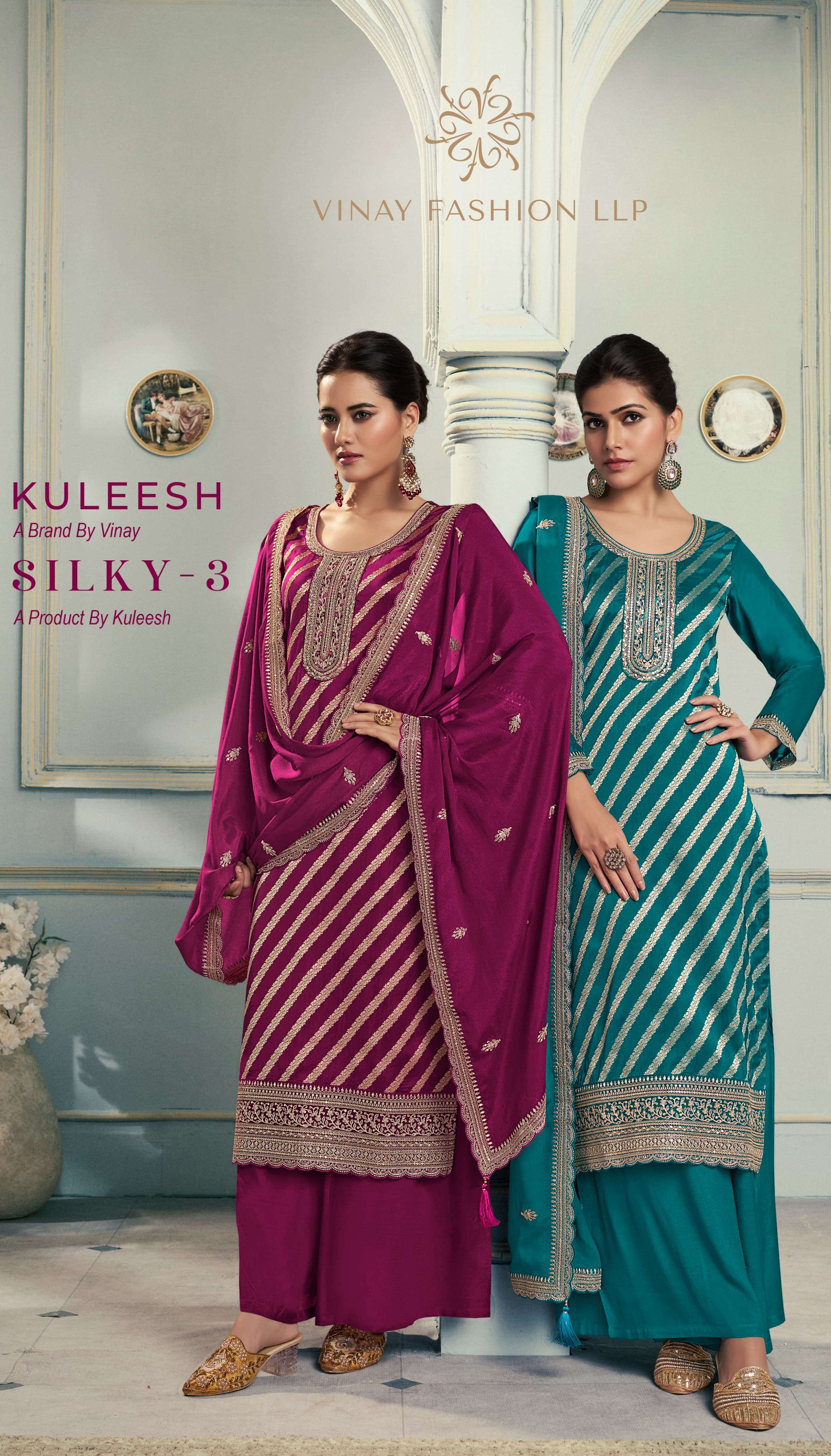 Silkulsh designer lotus silk wholesale suit