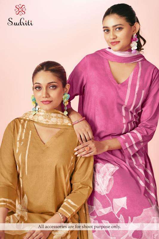 sudriti bahar lawn cotton wholesale suit 
