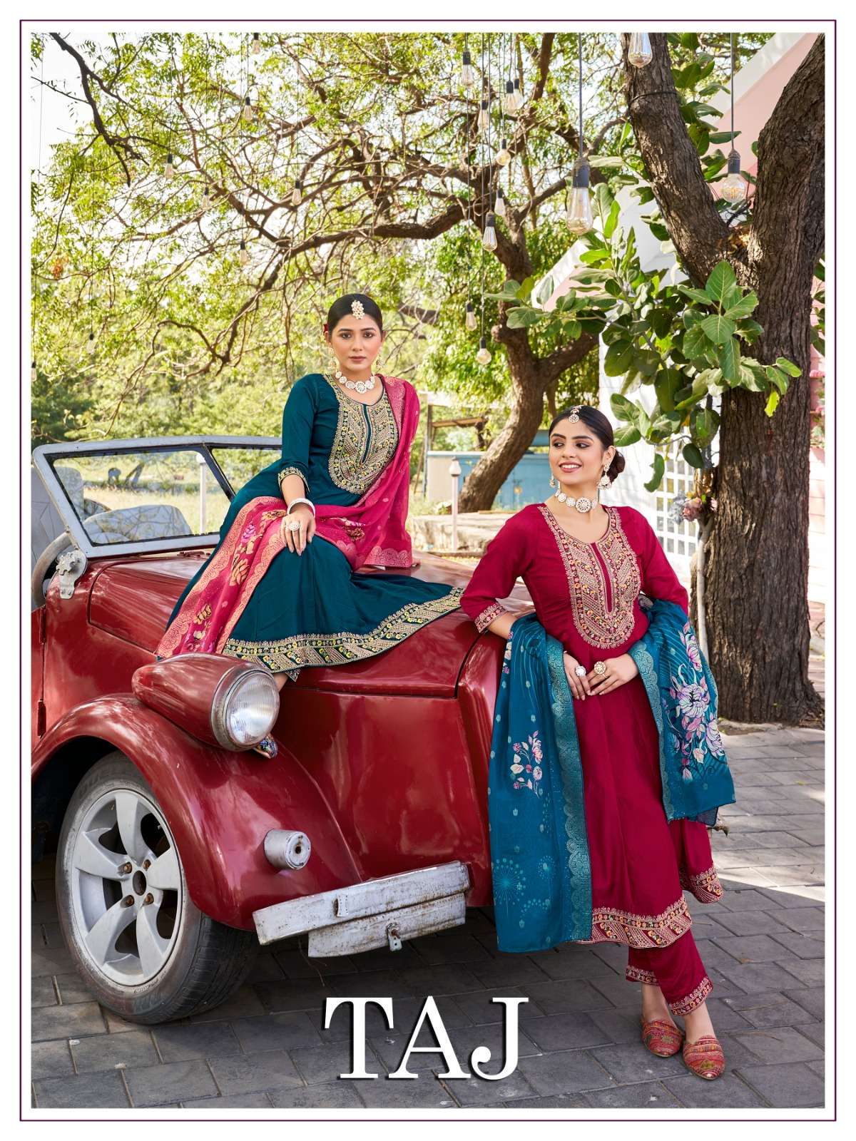 TAJ PURE VISCOSE VICHITRA SILK wholesale suit 