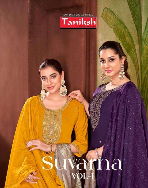 Taniksh suvarna vol 1 series 1001-1008 roman wholesale suit