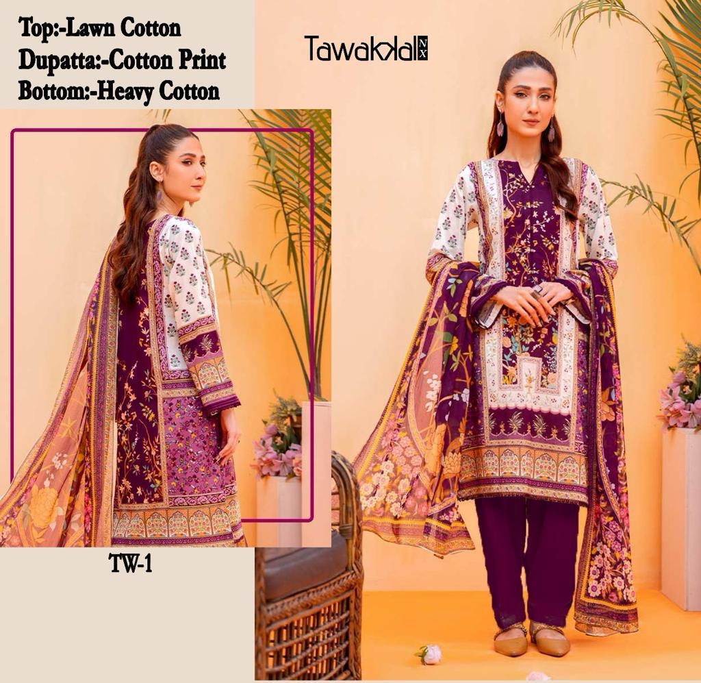 Tawakkal-NX Lawn cotton wholesale suit 