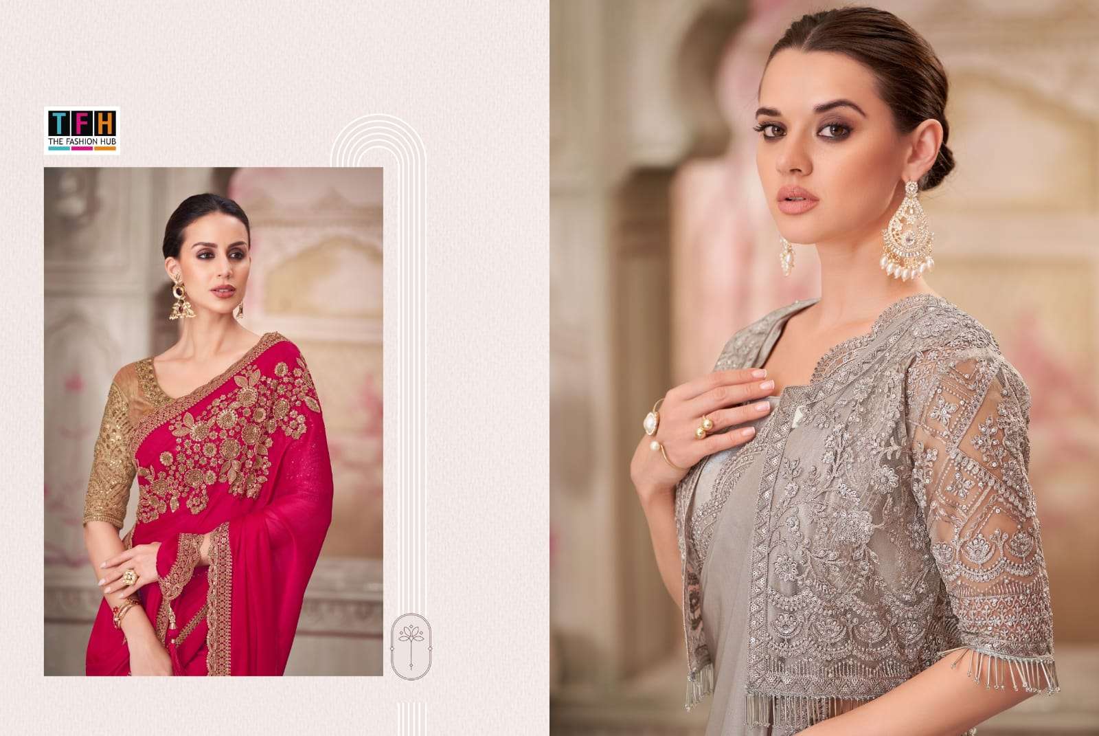 tfh silver screen vol 21 series 31001-31018 silk wholesale saree