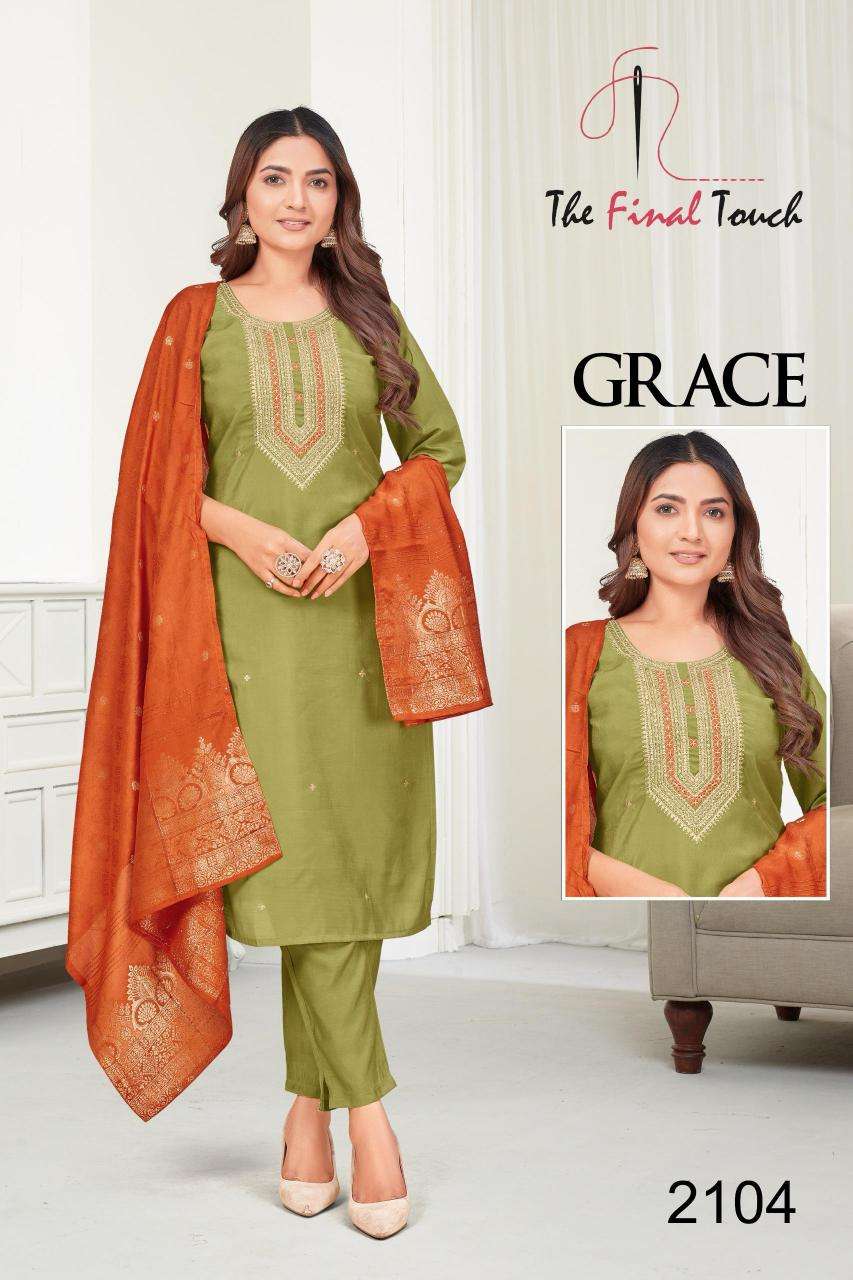  the final touch grace series 2099 to 2105 roman simmer readymade salwar kameez in wholesale